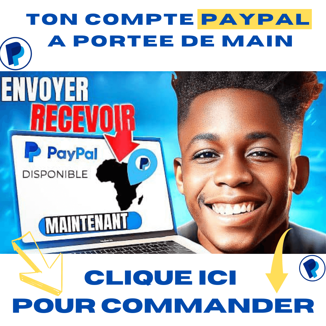 Ton compte paypal a portee de main