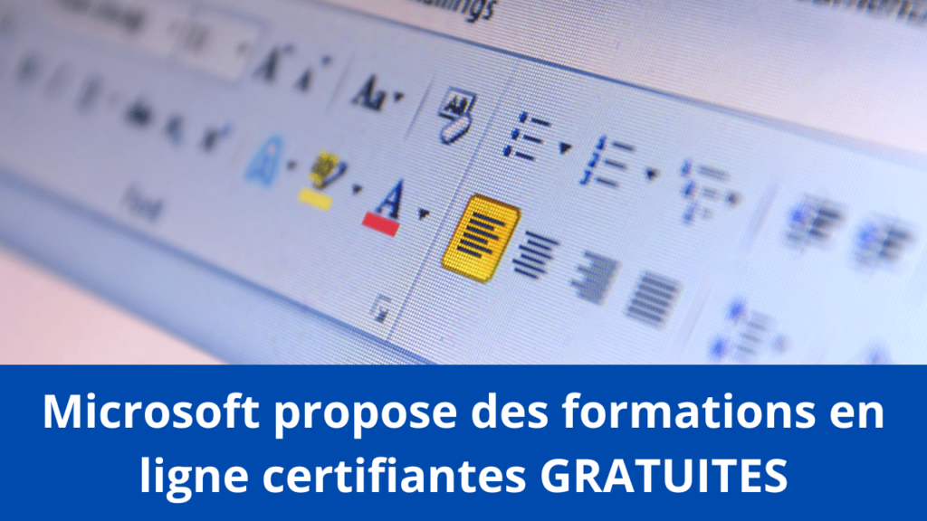 Microsoft propose des formations en ligne certifiantes GRATUITES