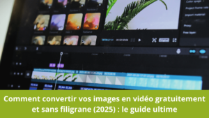 Lire la suite à propos de l’article Comment convertir vos images en vidéo gratuitement et sans filigrane (2025) : le guide ultime