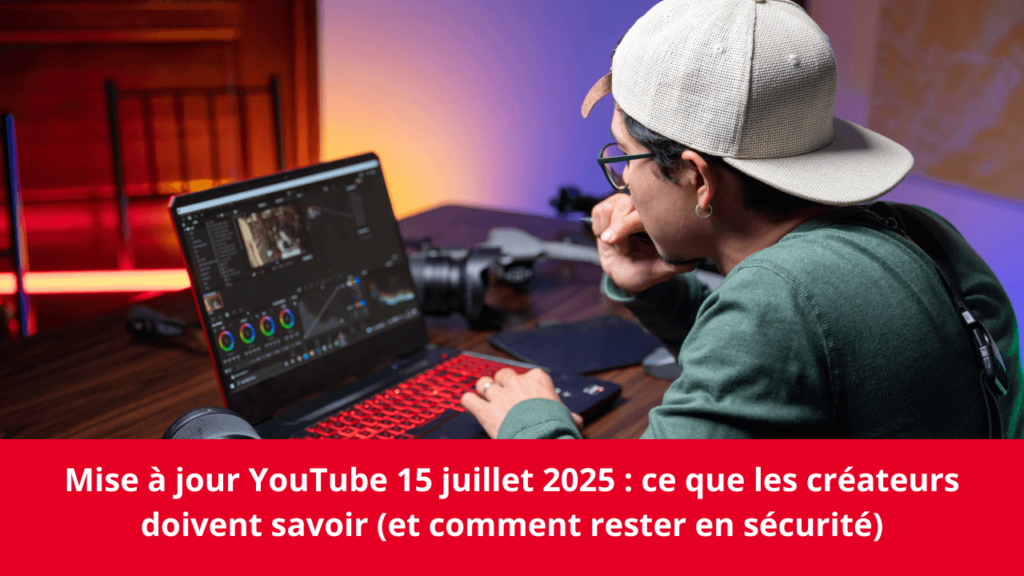 Mise à jour YouTube 15 juillet 2025 : ce que les créateurs doivent savoir (et comment rester en sécurité)