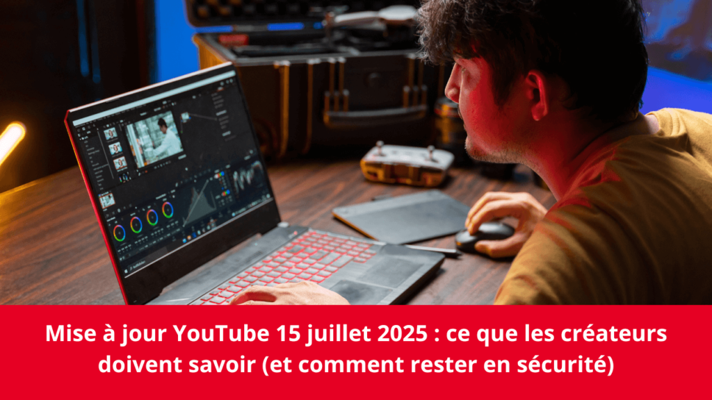 Mise à jour YouTube 15 juillet 2025 : ce que les créateurs doivent savoir (et comment rester en sécurité)