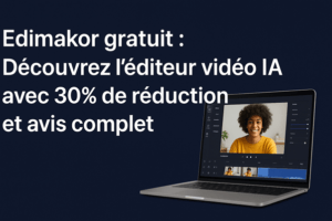 Edimakor Gratuit : Éditeur Vidéo IA -30% | Avis Complet 2025