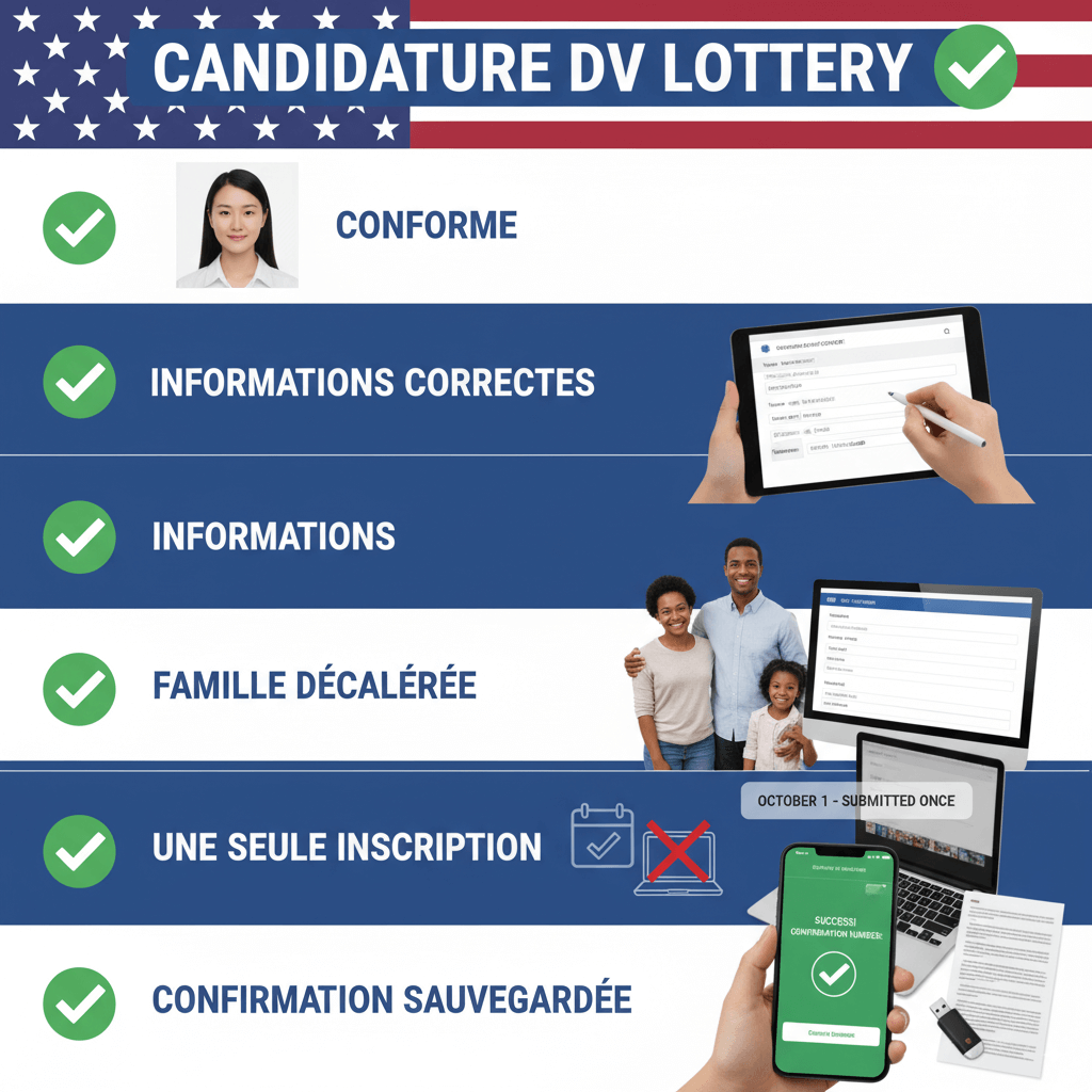 Erreurs fréquentes lors de l’inscription à la DV Lottery et comment les éviter
