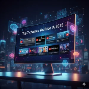 Lire la suite à propos de l’article Top 7 chaînes YouTube pour maîtriser l’IA en 2025 : Tutoriels et conseils d’experts