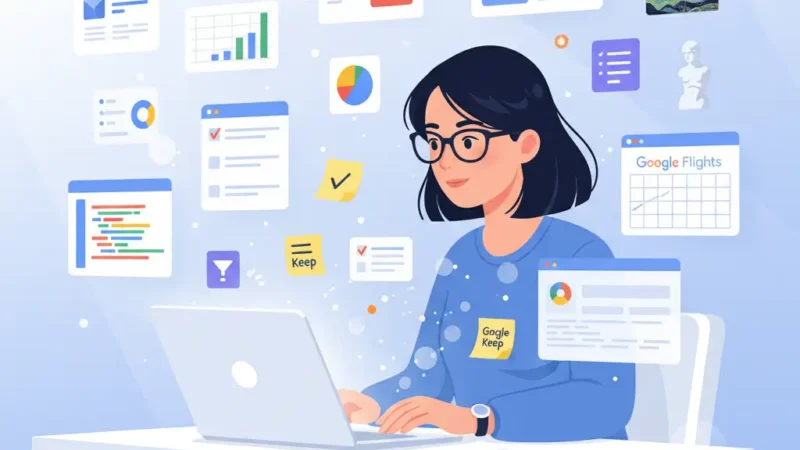 Découvrez 12 outils Google gratuits et méconnus pour booster votre productivité en 2025.