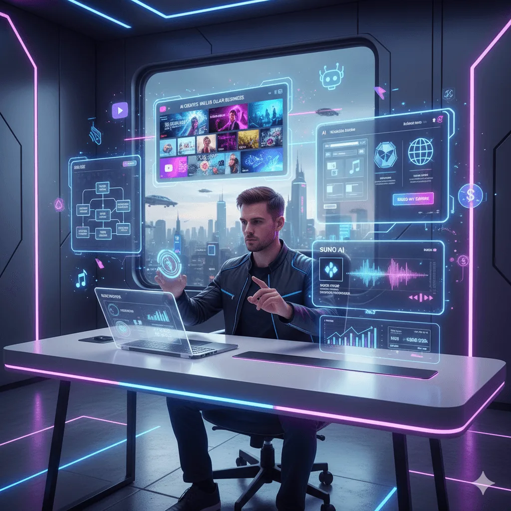 Lire la suite à propos de l’article 5 Idées de Business IA Rentables à Lancer Avant 2026 : Le Guide Ultime (Sans Budget)