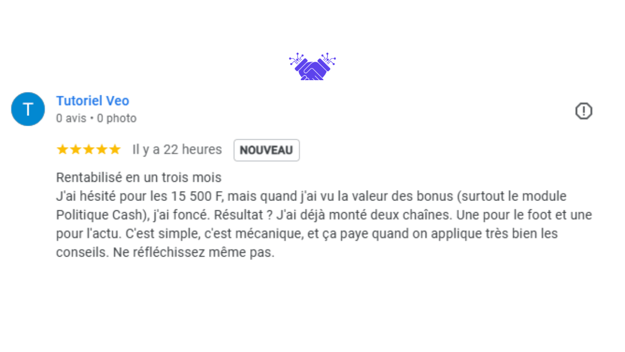 Témoignage client Astuces des Pro