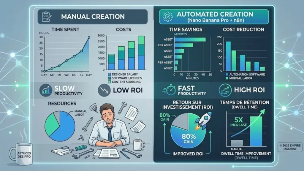 Automatisation IA : Nano Banana Pro & n8n pour Marketing Visuel