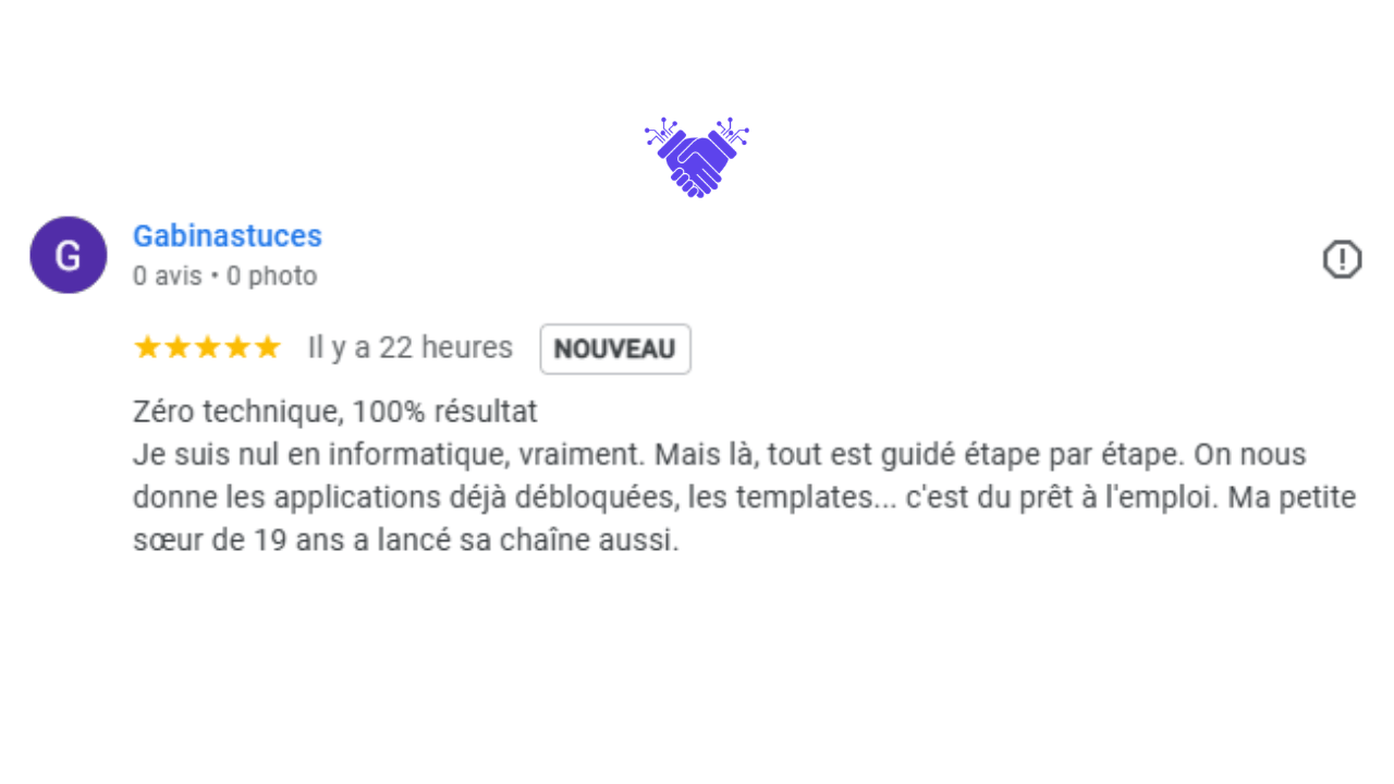 Témoignage client Astuces des Pro