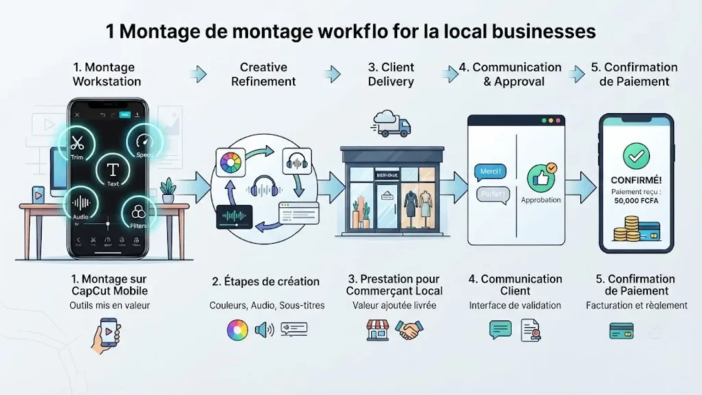 CapCut Mobile: Monétiser ses compétences vidéo pour commerçants locaux